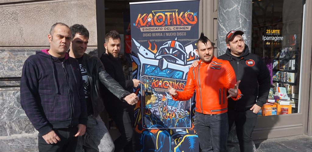 Kaotiko presenta “Sindicato del crimen” en Bilbao