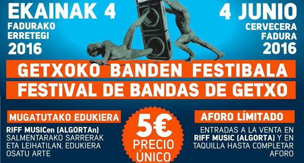 Este sábado se celebra el Festival de Bandas Locales de Getxo