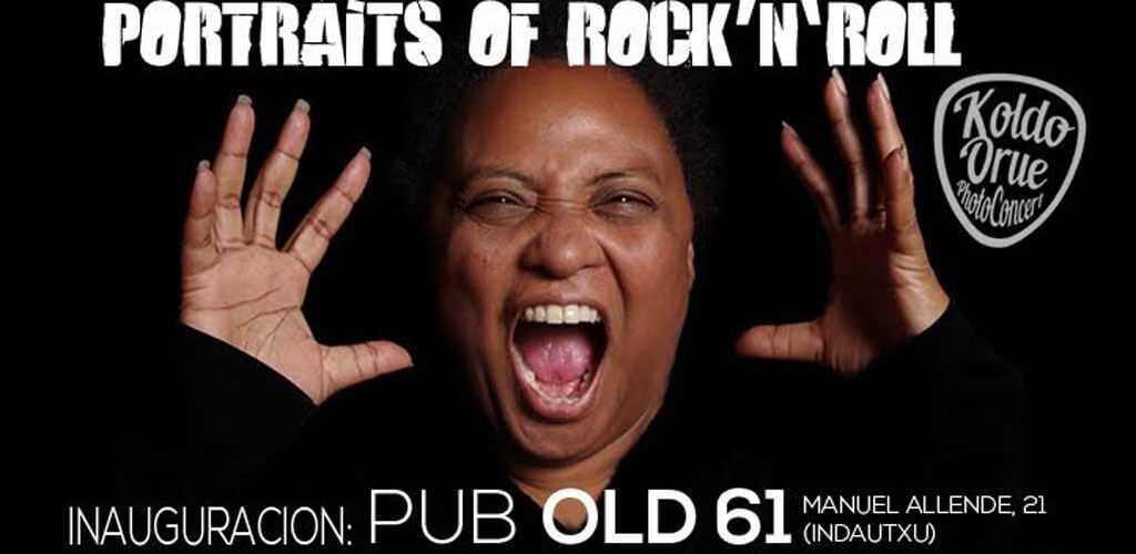 Koldo Orue expone “Portraits of Rock N Roll” en el Old 61