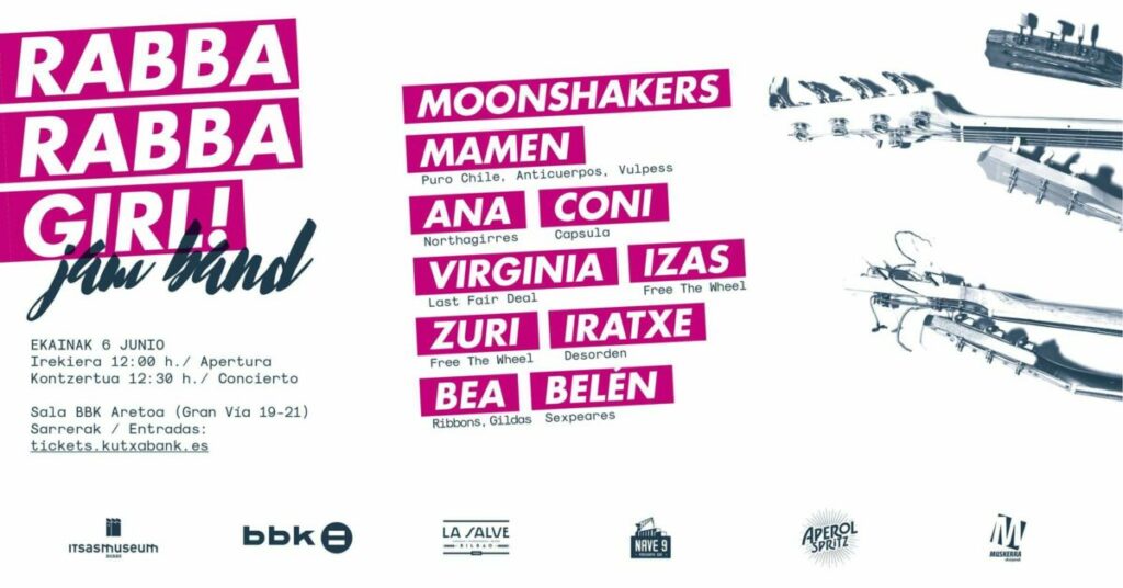 Cambio de fecha del Rabba Rabba Girl Jam Band y apunto de agotarse las entradas