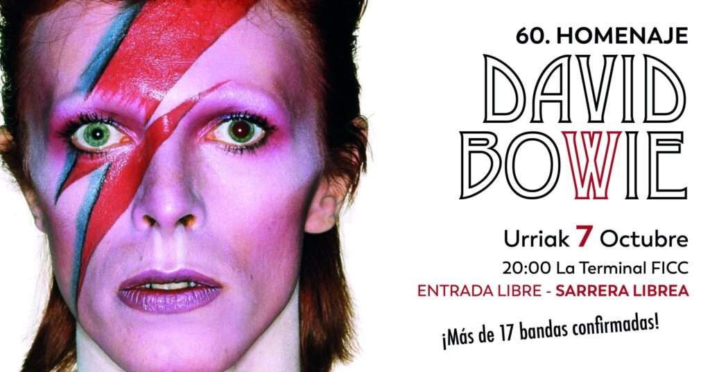Homenaje a David Bowie en La Terminal Espacio FICC de Bilbao