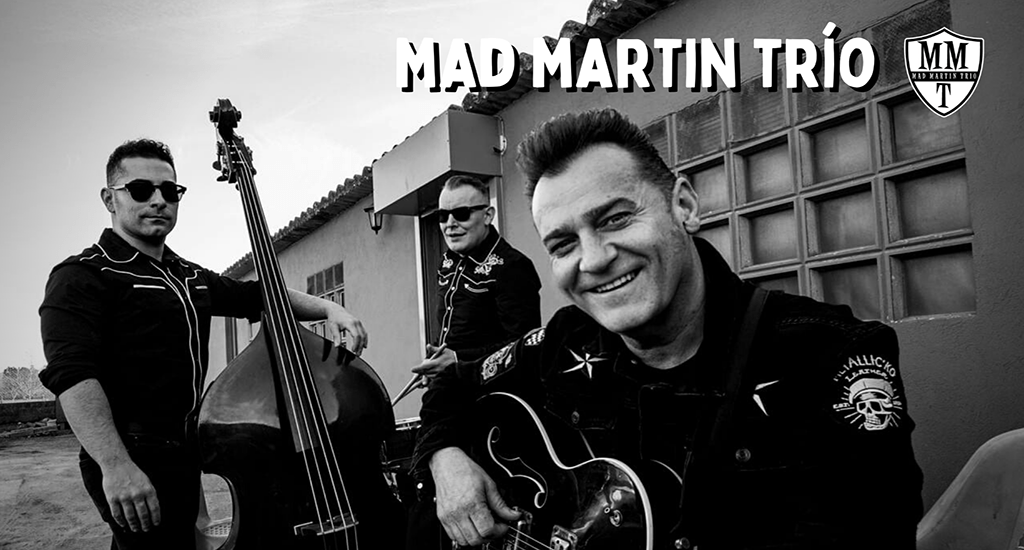 Mad Martin Trio presentan en la sala Azkena su EP «Black & White»